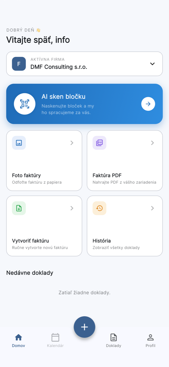 Fakturko – Domov
